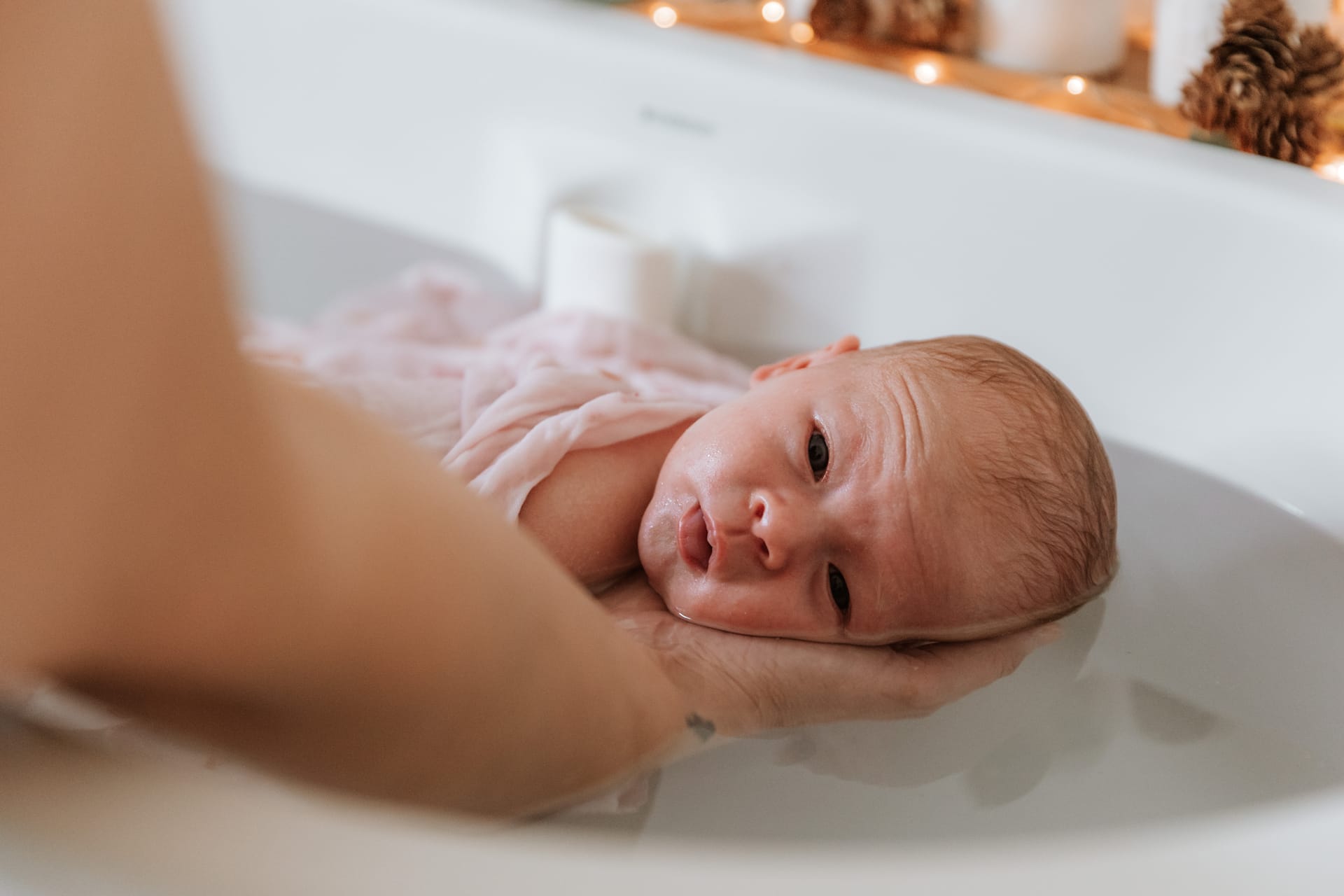 Bébé dans l'eau
